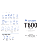Airpura T600 Operating & Filter Replacement Directions