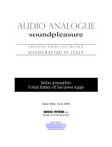 Audio Analogue BELLINI Owner's manual