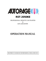 Autopage RST-2050KE Operating instructions