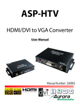 Aurora Multimedia ASP-HTV User manual