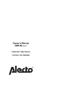 Alecto DBX-85 Owner's manual