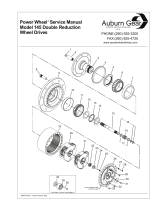 Auburn Gear Power Wheel Model 145 User manual
