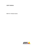 Axis P1311 User manual