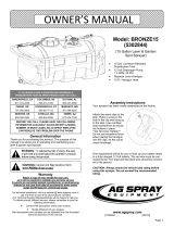 AG SPRAY BRONZE15 Owner's manual
