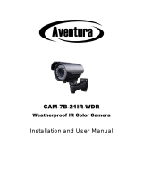 Aventura CAM-7B-21IR-WDR Installation and User Manual