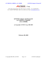 ACTiSYS IR103SL Supplementary Manual