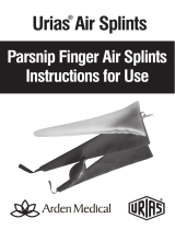 Arden Medical Urias Air Splints Operating instructions