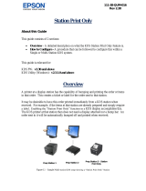 Epson TM-U220-i KDS with VGA or COM User manual