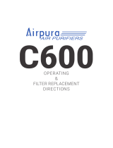 Airpura C600 Operating & Filter Replacement Directions