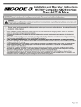 Code 3 2015-2020 Chevrolet Tahoe OBD kit Install Instructions