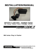 Code 3 920 Install Instructions