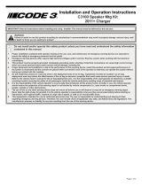 Code 3 Charger Installation And Operation Instructions Manual