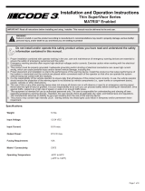 Code 3 Matrix Thin Supervisor Install Instructions