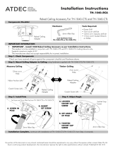 Atdec TH-1040-RCA Installation guide