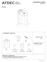 Atdec AWM-P13 Installation guide