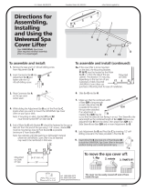 ABC Spa Cover Removal Universal Spa Cover Lifter Directions For Assembly And Use