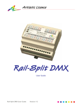 Artistic Licence Rail-Split DMX User manual