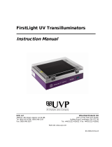 UVP FirstLight UV Transilluminator Owner's manual