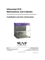 UVP Ultraviolet PCR Workstations And Cabinet Owner's manual