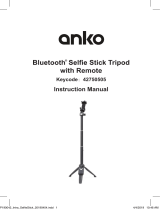 ANKO Bluetooth Selfie Stick Tripod User manual