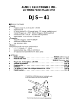 Alnico DJS-41 User manual