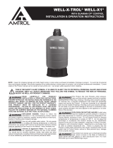 Amtrol Well-X-Trol WX1-250 Installation & Operation Instructions