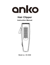 ANKO HAIR CLIPPER User manual