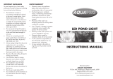 Aquatec AQUAPRO 12 LED RING LIGHT User manual