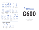 Airpura G600 Operating & Filter Replacement Directions
