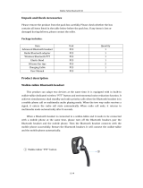 Ailunce YH0419 Wireless Bluetooth Earphones User manual