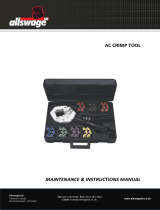 ALLSWAGE AC CRIMP TOOL Maintenance Instructions Manual