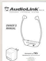 AudioLink PLS-110 User manual