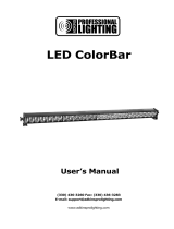 Adkins LED ColorBar User manual