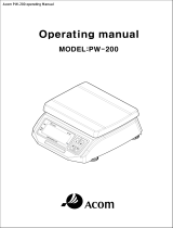 Acom PW-200 Operating instructions