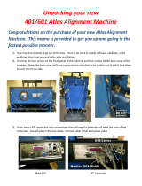 Atlas Equipment EDGE 401 Unpacking Instructions