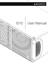 Adamson IS10 User manual