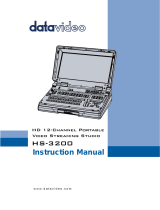 DataVideo HS-3200 User manual