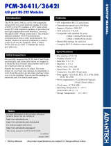 Advantech PCM-3641I Startup Manual