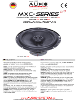 Audio System MXC Series User manual