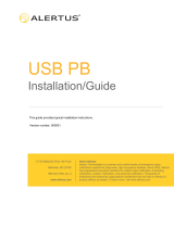 ALERTUS USB PB Installation guide