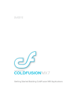 Adobe COLFUSION MX 7-GETTING STARTED BUILDING COLDFUSION MX Quick Start