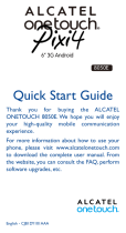 Alcatel OneTouch 8050D Quick Start