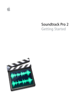 Apple Soundtrack Pro 2 User manual