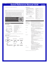 Casio 5536 Quick Start