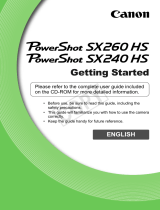 Canon PowerShot SX260 HS User guide