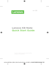 Lenovo K K8 Note Quick Start