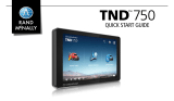 Rand McNally TND 750 Quick Start