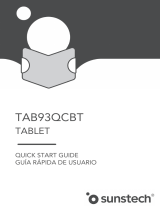 Sunstech Tab Series User Tab 93 QCBT Getting Started