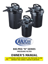 Anjon Bio-Pro H Series Owner's manual