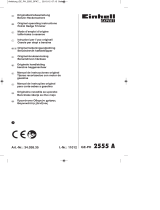 EINHELL Expert GE-PH 2555 A User manual